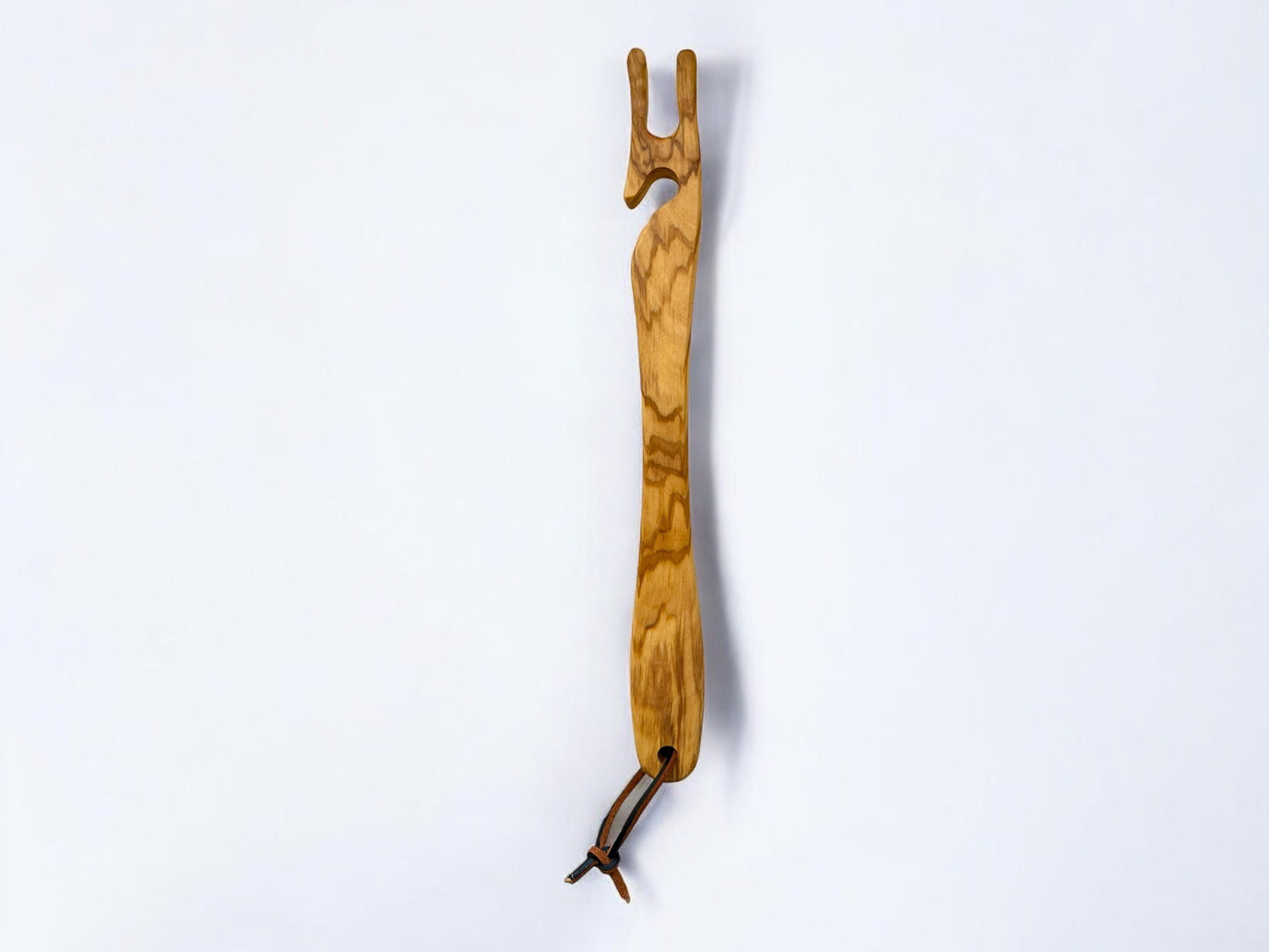 Olive Wood Oven Rack Push/Pull Stick with Magnet -