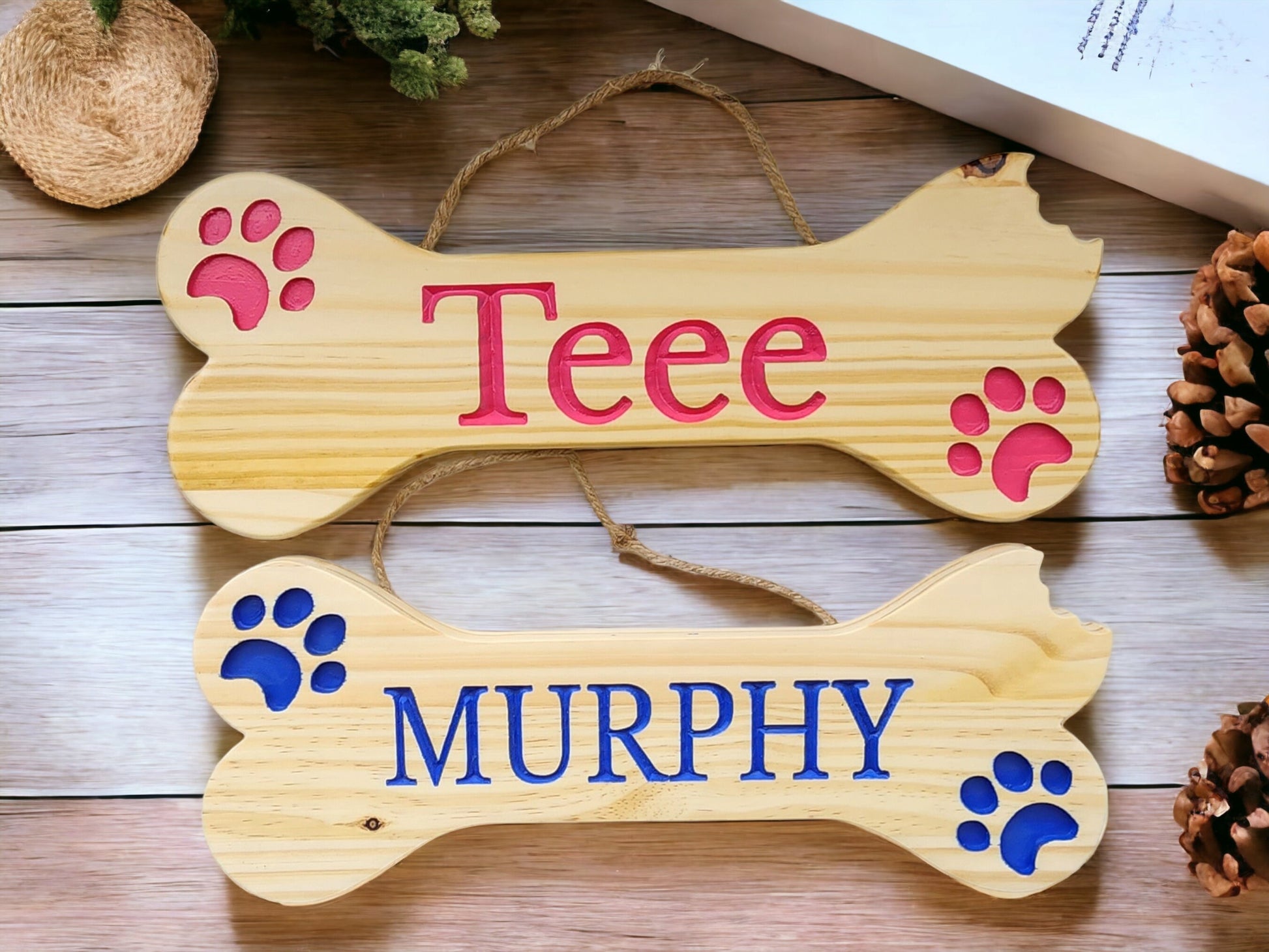 Personalized Dog Bone Sign