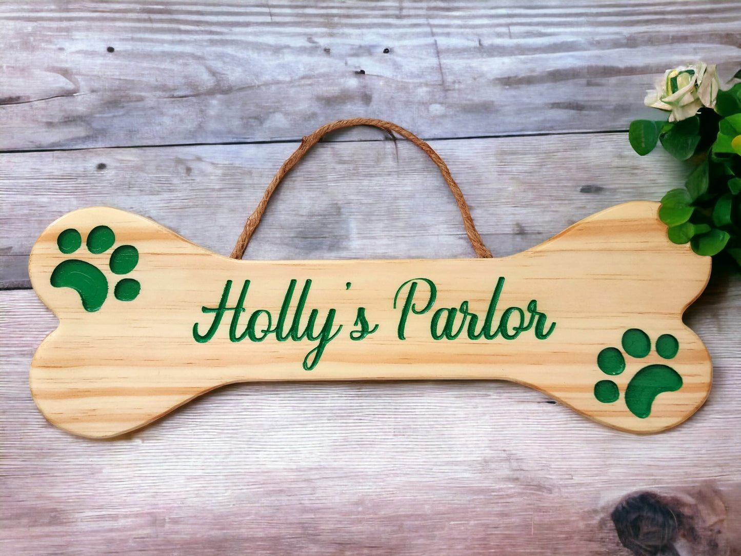 Personalized Dog Bone Sign