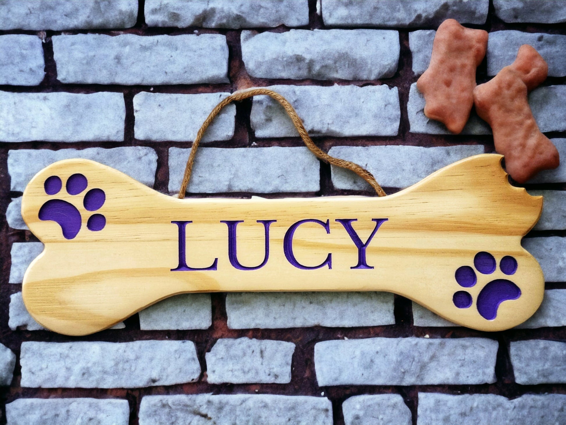Personalized Dog Bone Sign