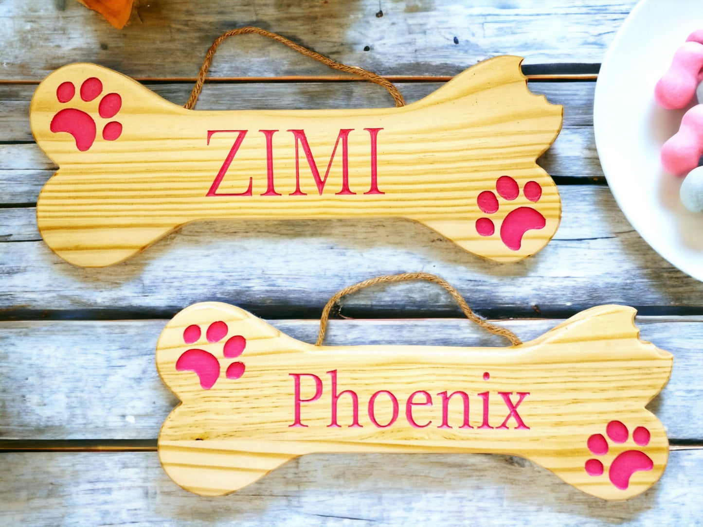 Personalized Dog Bone Sign
