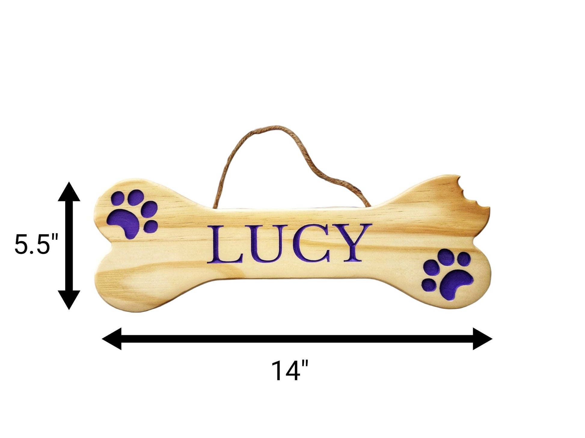Personalized Dog Bone Sign
