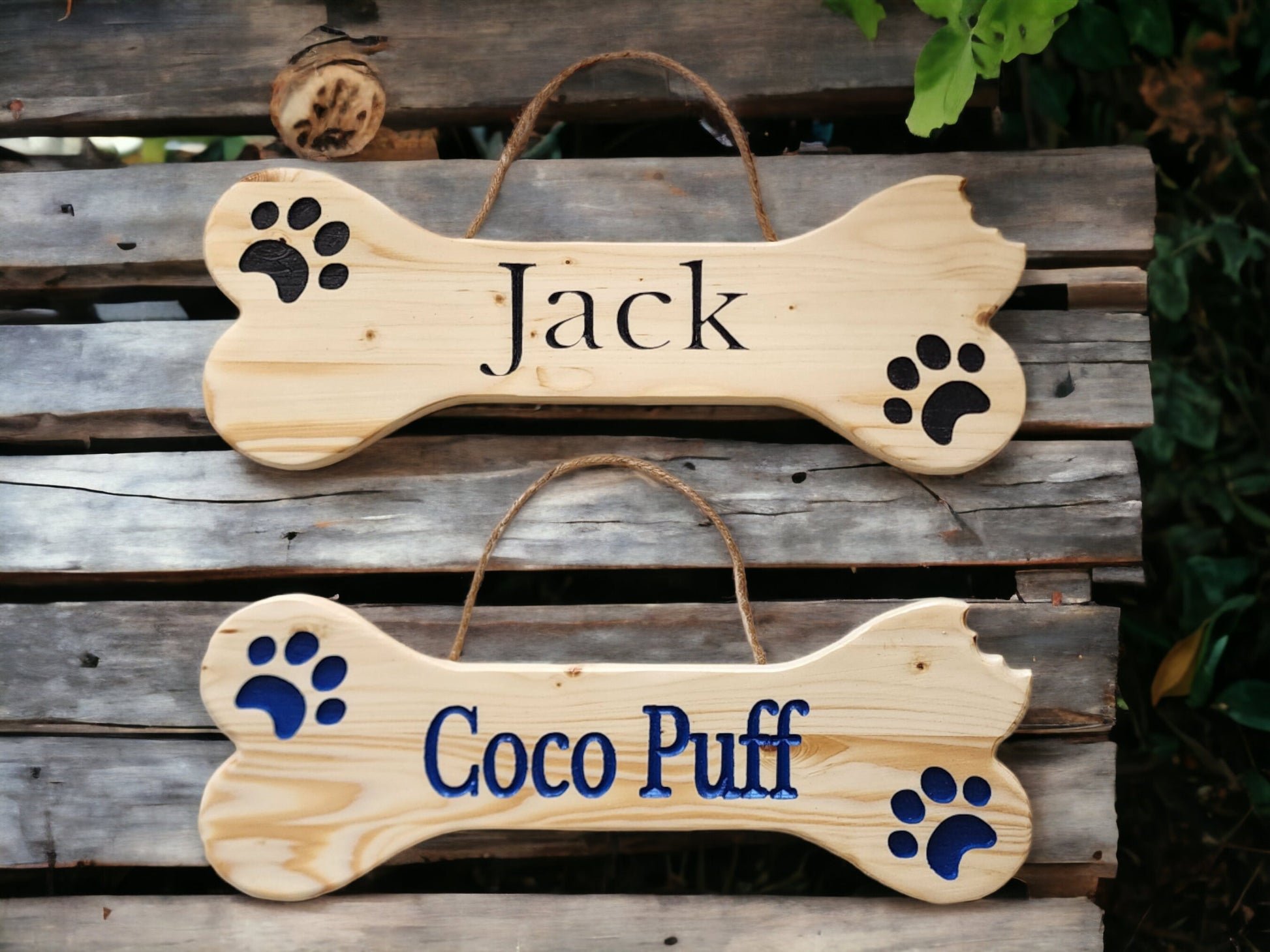 Personalized Dog Bone Sign