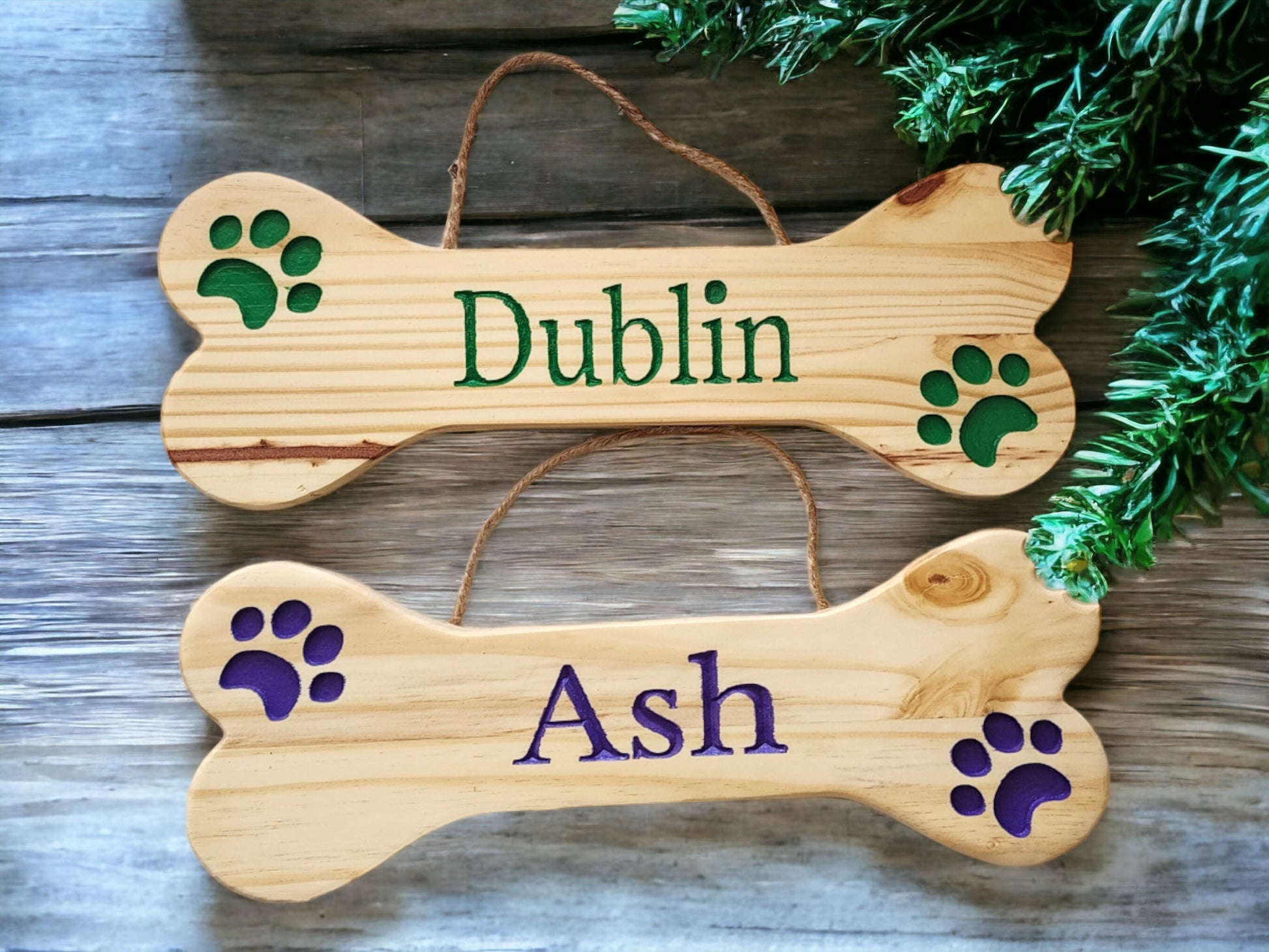 Personalized Dog Bone Sign