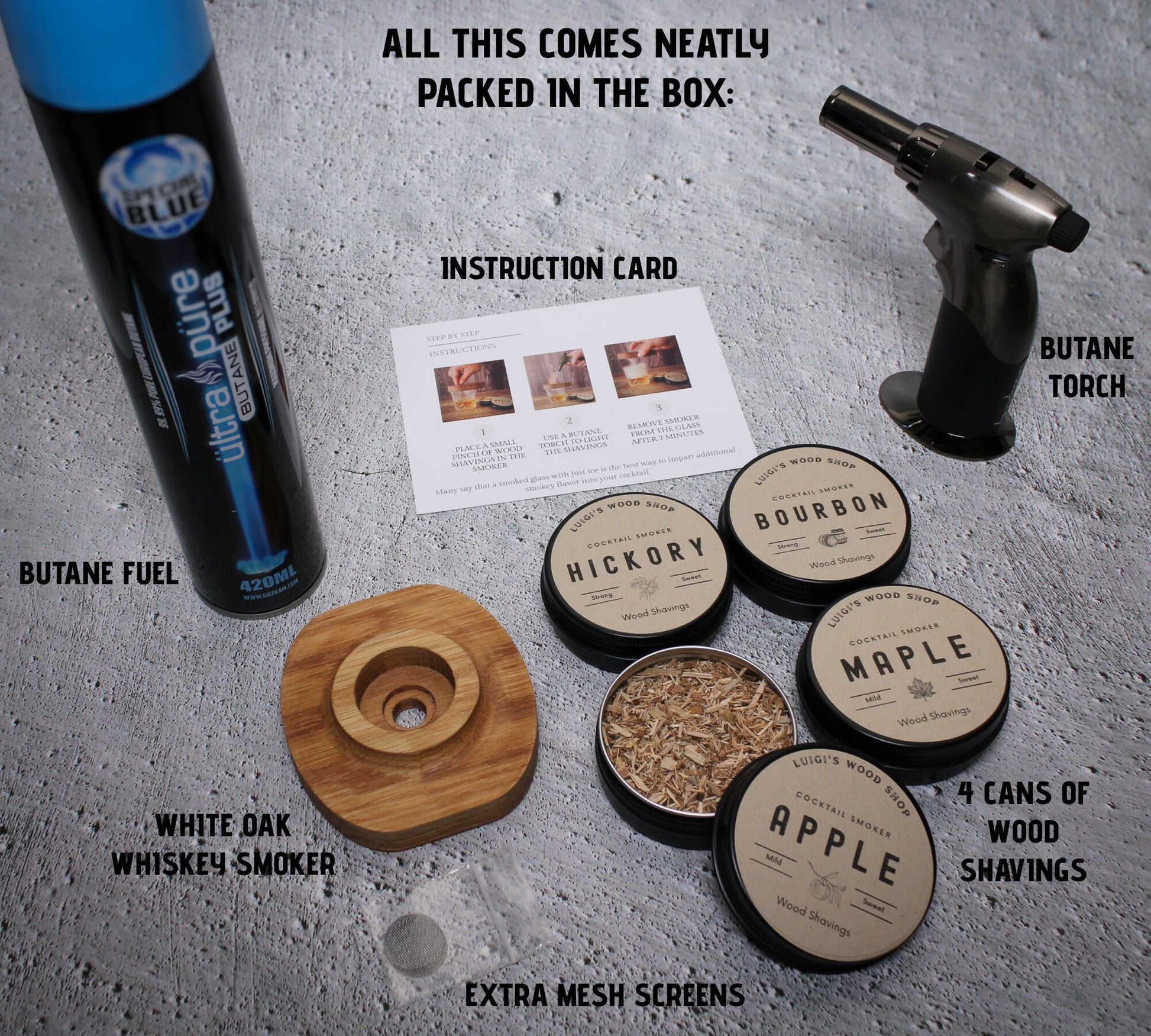 Premium Cocktail Smoker Gift Box -