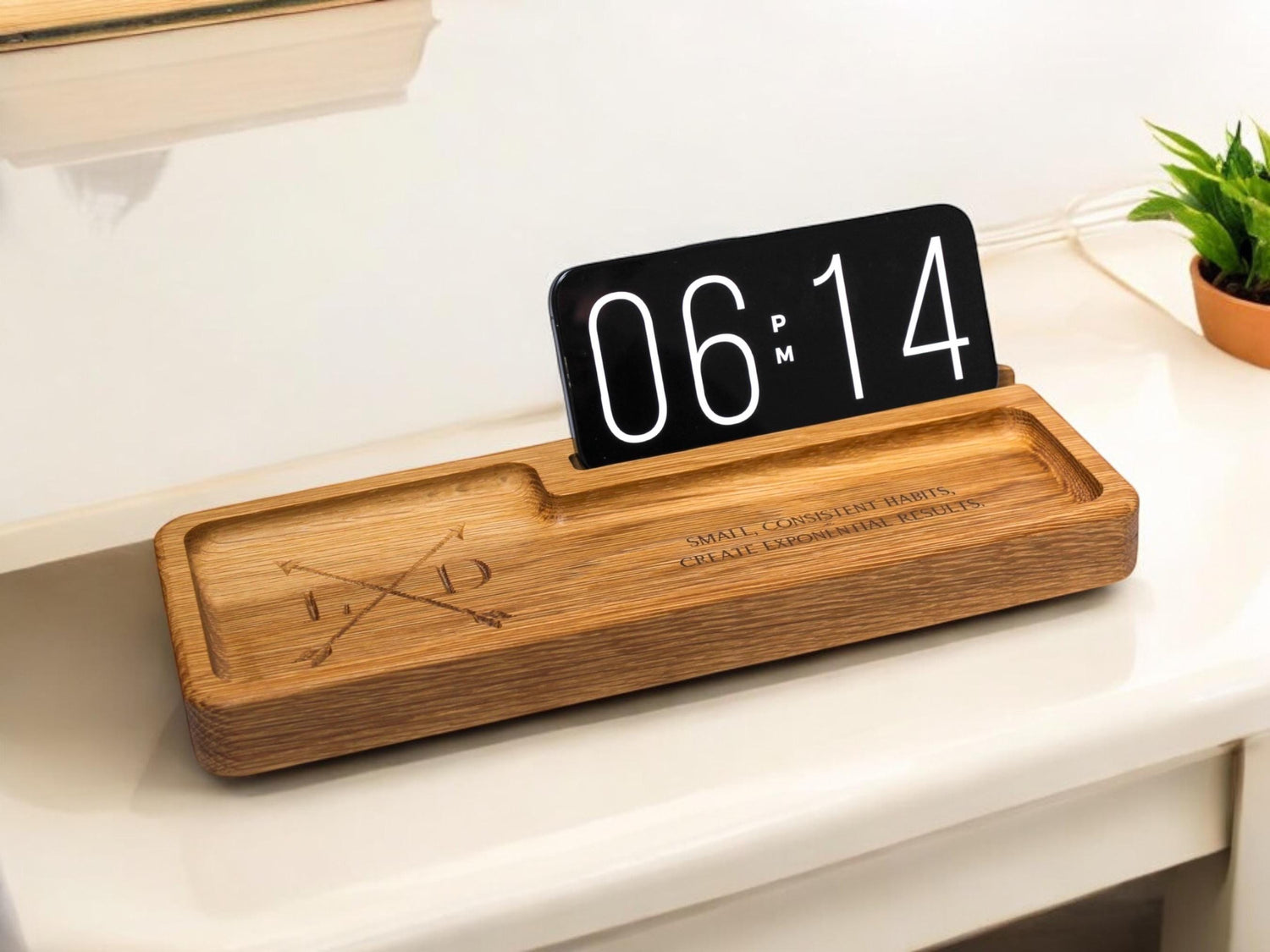 Personalized Phone Stand Tray -