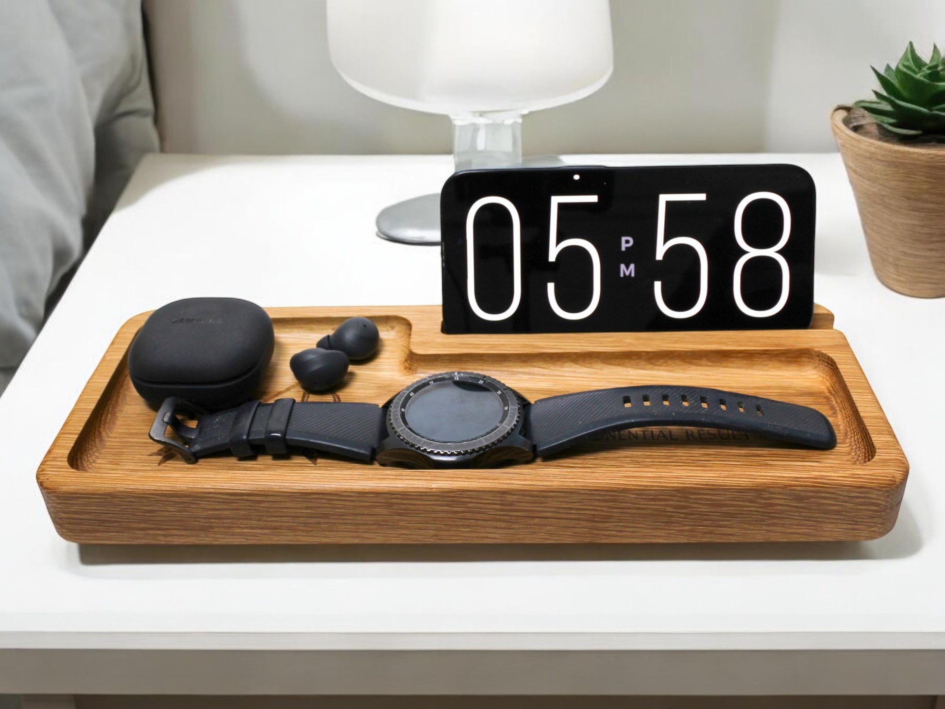 Personalized Phone Stand Tray -