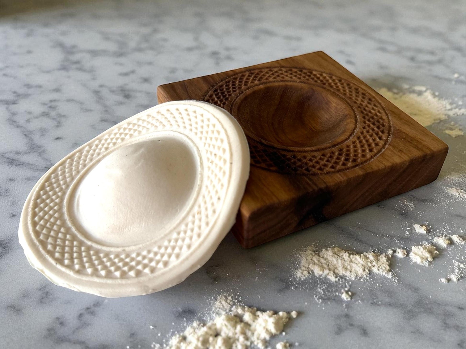 Ravioli Mold, Artistic Pattern Pasta Maker, Solid Hardwood Kitchen Tool, Handcrafted Homemade Pasta, Gift Idea